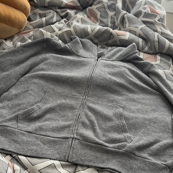TNA Gray Zip Up - Picture 2 of 5